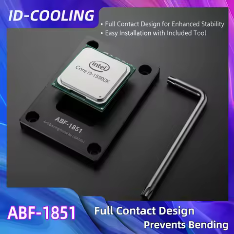ID-COOLING ABF-1851 All Aluminum Alloy CPU Anti-bend Buckle Anti-Crush Bracket Support 285K/265K/245