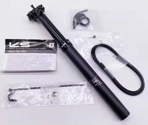 KS 30.9 /31.6mm Remote Control Seatpost Dropper Height Adjustable Tube Bike Seatpost 100mm Travel ET