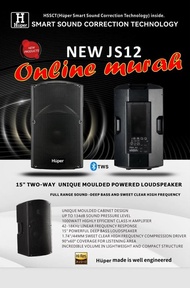 New Speaker Aktif Huper Js12 / Js 12 15 Inch 1 Buah Blutooth Tws