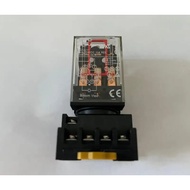 Intermediate relay MK3P-I MK3P small electromagnetic relay 11PIN with base DC12V DC24V AC36V AC110V 