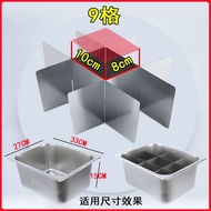 Oden Grid Pot Nine Grid 12 Stall Commercial Oden Pot Spicy Hot Pot Independent Jiugong Grid