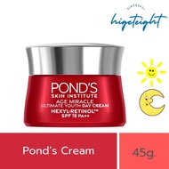 [ของแท้โฉมใหม่✅EXP2027] Ponds Age Miracle Wrinkle Corrector Day Cream/Night Cream 45g พอนส์ เอสมิราเ