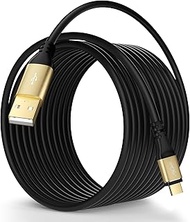 USB to USB C Cable 20FT, Extra Long USB A to USB C Charger Cord, 3A Fast Charging, Compatible with i