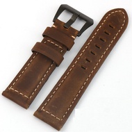 Genuine Leather Watch Wtrap 24mm Fossil strap 22mm leather Watch for Men Brown Strap 26mm Smart Watc
