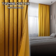 Acasia.curtain - Y7 Yasmine Hook/Eyelet Blackout Curtain (170cm-400cm)