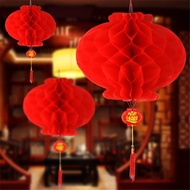 BC 1/2 PCS Red Lanterns Traditional New Year Vibrant Festive Hanging Ornaments Tanglung Merah Tradis
