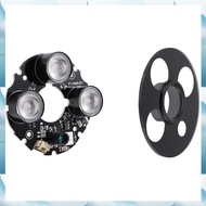 [W F S B] 3 array IR led Spot Light Infrared 3x IR LED board for CCTV cameras night vision (53mm dia