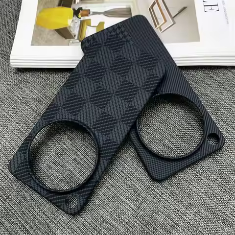 For OPPO Find X9 Ultra CaseKevlar Texture Contrasting Color Design Matte Finish Shockproof Cover For