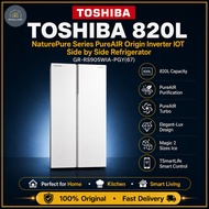 Toshiba 820L NaturePure Series Side by Side Refrigerator GR-RS905WIA-PGY(67)