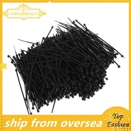 [TopFashion] 1000 Pcs Black nylon Cable Zip Tie Fasten Wrap 95mm x 2mm