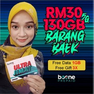 SIMKAD BEONE 5G/4G 130GB / UNLIMITED SPEED / UNLIMITED CALL / INTERNET / WIFI / HOTSPOT / SIM CARD /