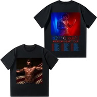 KATUN Summer new Benson Boone American Heart Tour Hip Hop High Street T-Shirt Men for Women Streetwe