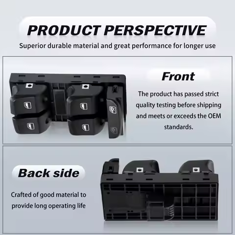 8K0959851 Electric Power Master Window Lifter Switch Button 8K0959851D for Audi A4 B8 A5 Q5 2007-201