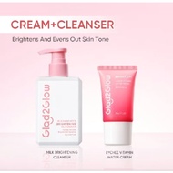 Glad2Glow Lychee Brightening Tinted Sunscreen SPF30 PA++ 30g Bright Up Facial Moisturizer Whitening 