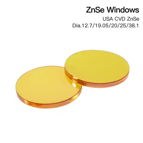 CVD ZnSe CO2 Laser Protective Window USA Material for Cutting Engraving 12.7/20/38.1/50mm