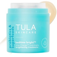 TULA Skin Care Bedtime - Bright Vita-Charge™ Overnight Brightening Treatment, Vitamin C & Niacinamid