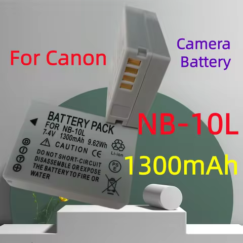 1300mAh NB-10L NB 10L Camera Battery or Charger For Canon Camera G1X G15 G16 SX40HS SX50HS SX60HS SX