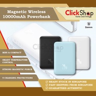 BASEUS Magnetic Mini Wireless Fast Charge Power Bank 10000mAh 20W Strong Magnetic Wired and Wireless
