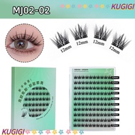 KUGIGI Self Adhesive Eyelashes, No Glue Needed Soft Lash Individual Clusters Glue-free Lashes, Women
