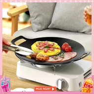 Cast iron pan SIZE 34 - Stone baking pan non-stick pan size 34 cm Korean non-stick stone pan chao da