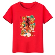 Year of the Tiger Cartoon Company 23 Couple Pattern20252022Activity Short Sleeve new Men Women Text 