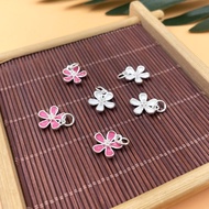 [S925] Lovely rose silver charm - 925 Silver Charm - Code CB1355