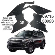 BỘ 4 CAO SU CHẮN BÙN LÒNG VÈ TOYOTA FORTUNER HILUX 2006-2016 53735-0K020 53885-0K020