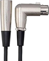 Hosa XFF-125 Right-Angle XLR3F to XLR3M Balanced Interconnect Cable, 25 feet