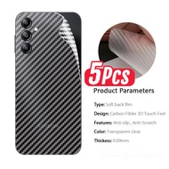 [5Pieces] Carbon Fiber Back Screen Protector Back Cover Film Samsung Galaxy S8 S9 S10 S20 S21 S22 S23 S24 Ultra Note 8 9 10 20 Ultra A35 A55 A15 A25 A14 A24 A34 A54 A13 A04S A23 A33 A53 A73 A12 A22 A32 A42 A52 A52S A72 A11 A31 A51 A71 A05 A05S A50 A70