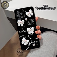 HP Latest Samsung A72 5G Case - Aesthetic Black Fashion Case - Samsung A72 5G Softcase - Pro Camera 