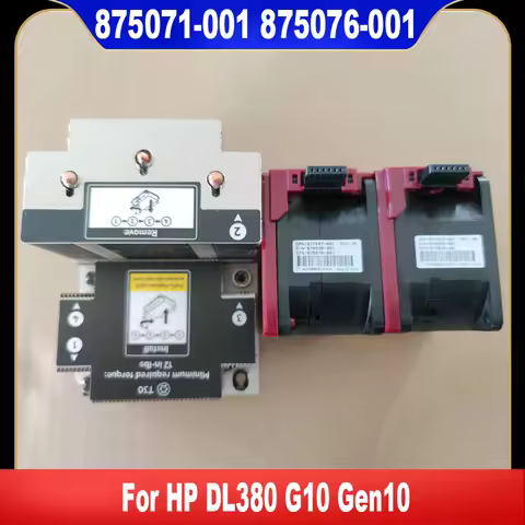 Original For HP DL380 G10 Gen10 Heatsink 875071-001 839275-001 873594-001 Cooling Fan 877047-001 870