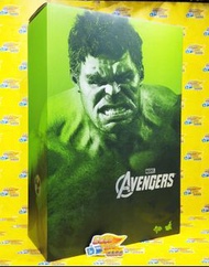 260430-01=中古已開封 背面黏住少少發泡膠 HOTTOYS 1/6 12吋 MMS186 復仇者聯盟 奧創紀元 變形俠醫 綠巨人 SECOND HAND, SOME STYROFOAM STU