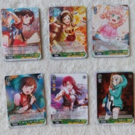 Afterglow Bang Dream Split Card Anime Bangdream Weiss Schwarz Cards