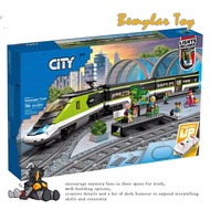 Bemular Hobby BM2X Compatible with city 60337 Express Passenger Train Building blocks EC2