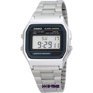 Casio A158WA-1D Vintage Digital Silver Stainless Steel Watch A158WA A158WA-1