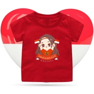 MERAH Independence Day T-shirts, 17th August Red T-shirts, Nkri, Flag, Latest 2025, Thsirt Children'