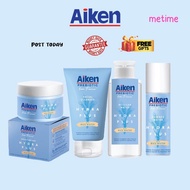 AIKEN PREBIOTIC HYDRA PLUS Moisturizer essense toner facial cleanser