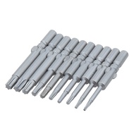 802 Torx Electric Bit S2 Steel Round Handle 6mm Six Flower Bit Nozzle Strong Magnetic Screwdriver Sc