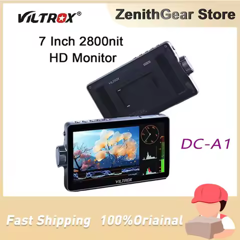 VILTROX DC-A1 2800nit 7 Inch Video Field Monitor 4K Camera External Monitor For Photography Vlogging