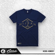 (KB031) HIJRAH V2 // Islamic T-shirt, Cotton, Jersey, Short & Long Sleeve, Baju Dakwah, Taubat, Insa
