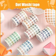 Colored Dots Washi Tape Journal Design Dots Sticker Tape Scrapbook Decoration Bullet Washi Tape