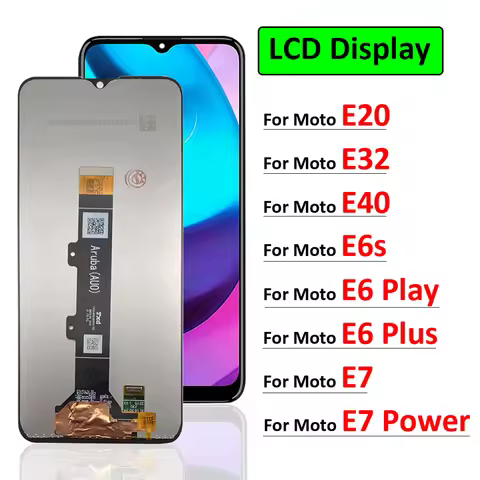 New For Motorola Moto E6 Play Plus E6s E7 Power E20 E32 E40 LCD Display Touch Screen Digitizer Assem