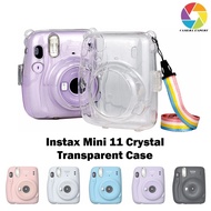 Instax Mini 11 Crystal Transparent Case Crystal Case & Hard Case for Fujifilm Instax Mini 11