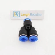 Slip Lock Connector Y 6mm Quick Release Y 6x6x6 mm Hydroponic