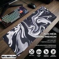 Gaming Mouse Pad Laptop Keyboard Mat Anti-Slip Desk Mat, Keyboard Mat Mouse Pad with Unique Modern M