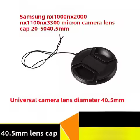 40.5mm Lens Cap Anti‑loss Cover For Samsung NX1000 NX2000 NX3300 Mirrorless Camera 20-50mm Lens