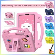 Case For Samsung Tab A9 8.7inch SM-X110 SM-X115 2023 Tablet Kids Safe Eva Computer Shockproof  Acces