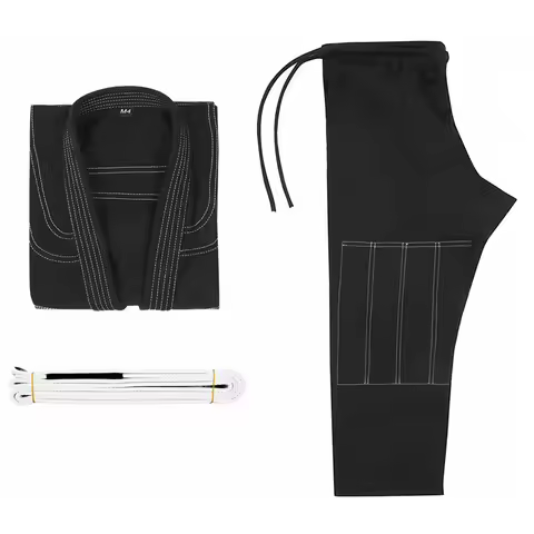 Lightweight Summer Jiu Jitsu Gi Cotton Blend BJJ Training Suit for Men Women