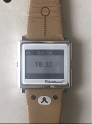 Rilakkuma Relax bear women electronic watch 鬆弛熊 女裝 跳字 電子 錶 Epson Rilakkuma Smart Canvas Watch