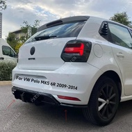 Rear Bumper Lip Spoiler Cover Splitter Body Kit Tuning For VW Polo MK5 6R  GTI Style /Polo 5 TSI MPI